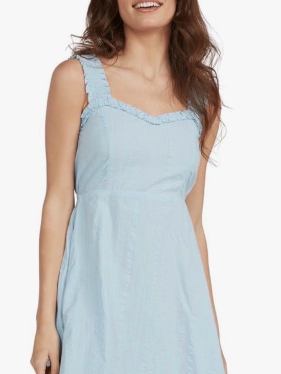 Roxy Dresses & Skirts - Roxy Light Blue Smocked Strap Sundress